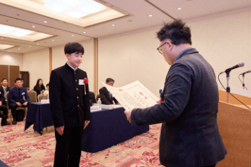 中学生の部濱部幹太さん